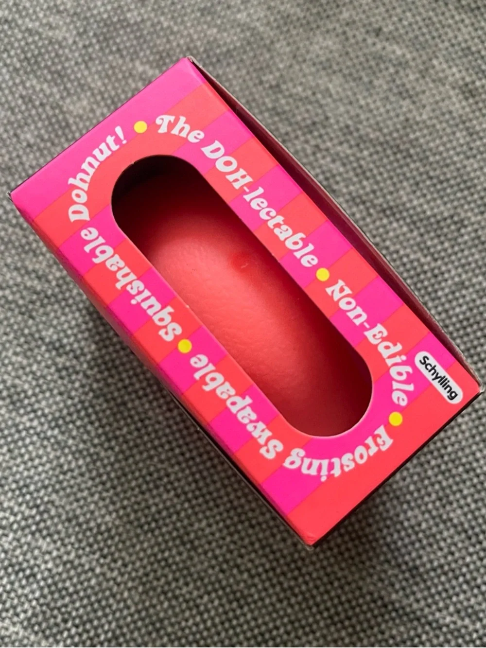 Needoh Donut Kids Toy - Pink Squishable - Picture 2 of 3